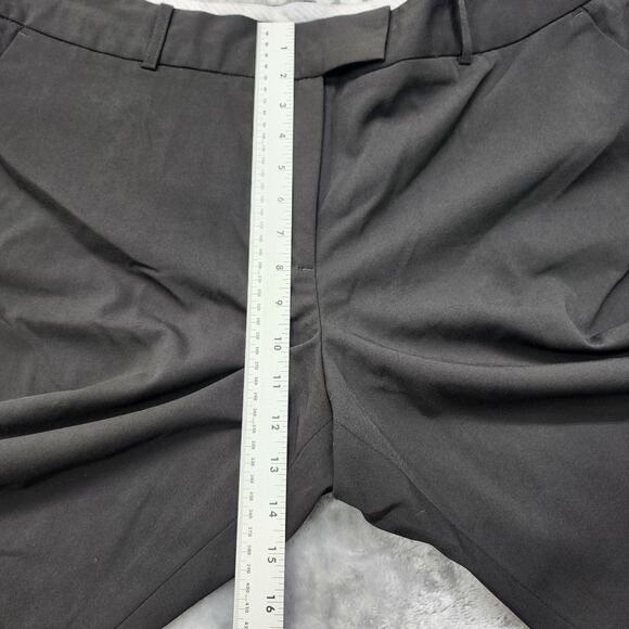 Worthington Pants Women 18 Black High Rise Wide Flare Leg Trouser Stretch Office - Picture 8 of 11